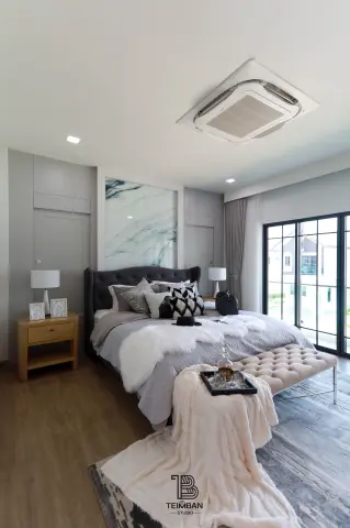 MASTER BEDROOM · บ้านตัวอย่าง The Thames by สิรารมย์ โคราช