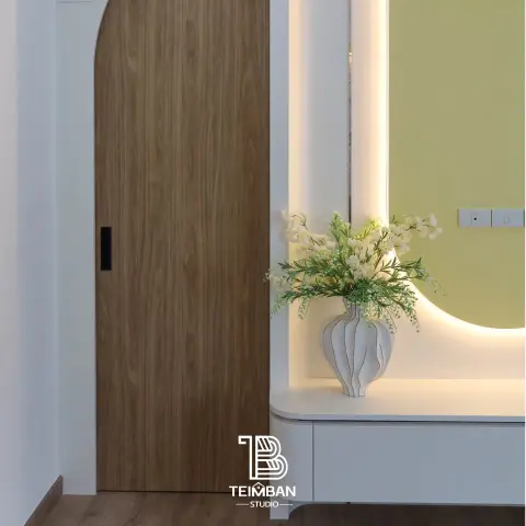 Master bedroom · โครงการ The First 6 บ้านตัวอย่างเติมใจ By สิรารมย์