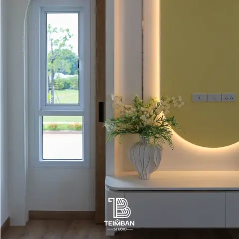 Master bedroom · โครงการ The First 6 บ้านตัวอย่างเติมใจ By สิรารมย์