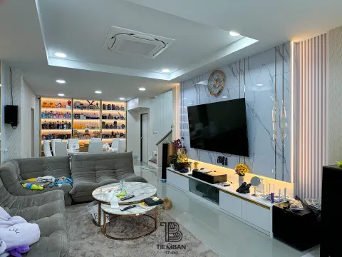 ห้องรับแขก · คุณแบงค์ ศุภาลัยเบลล่า